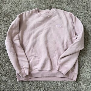 SET Active Pink Crewneck Sweater Plush Ribbed Design